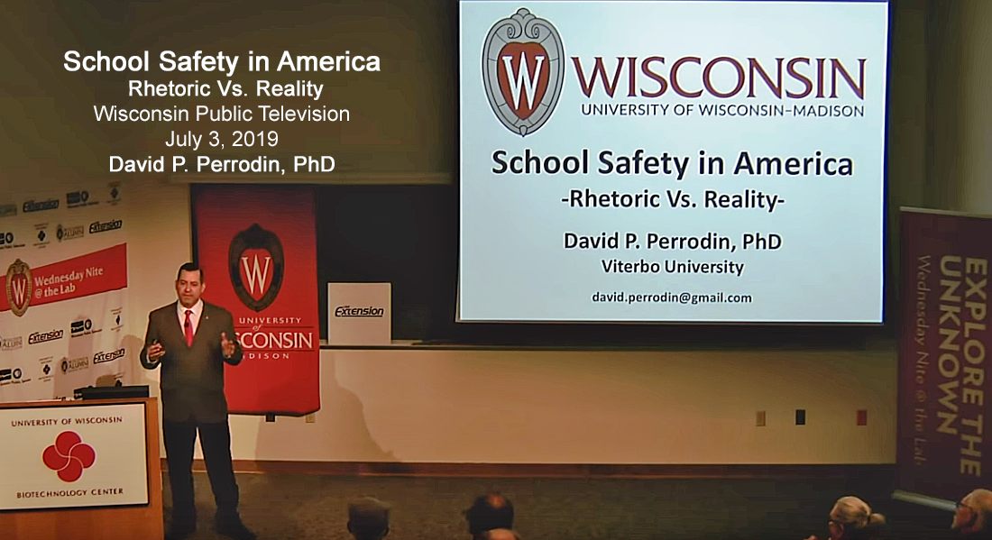 Dr. Perrodin presenting on Wisconsin Public Television